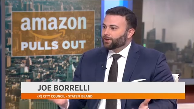 Borelli says he would have welcomed Amazon on Staten Island