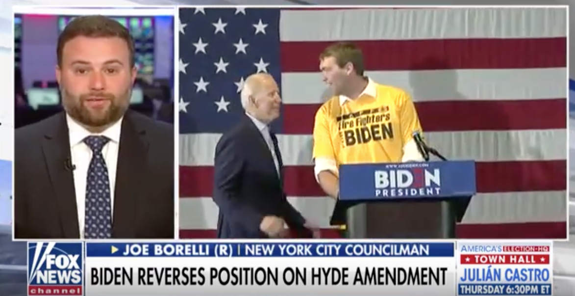 Joe Borelli weighs in with Eric Shawn on Joe Biden’s shift on the Hyde Amendment Fox News