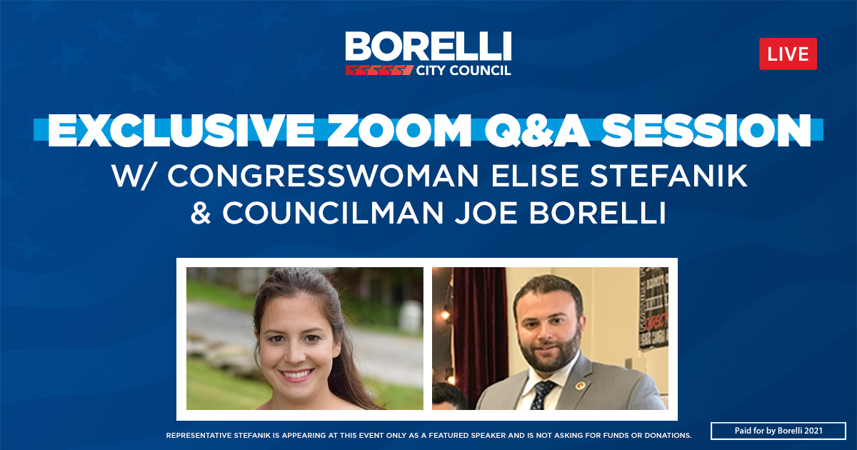 Join Us: Exclusive Zoom Q&A w/ Elise Stefanik