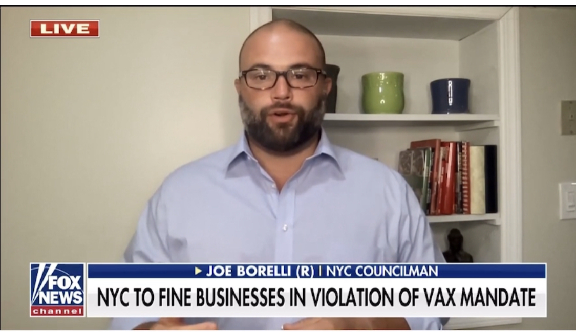 Fox News – NYC Mayor Bill de Blasio to fine businesses who violate vaccine mandate