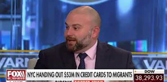 Borelli discuss new NYC Migrant Card Program costing NYC tax payers $53million w/ Stuart Varney.