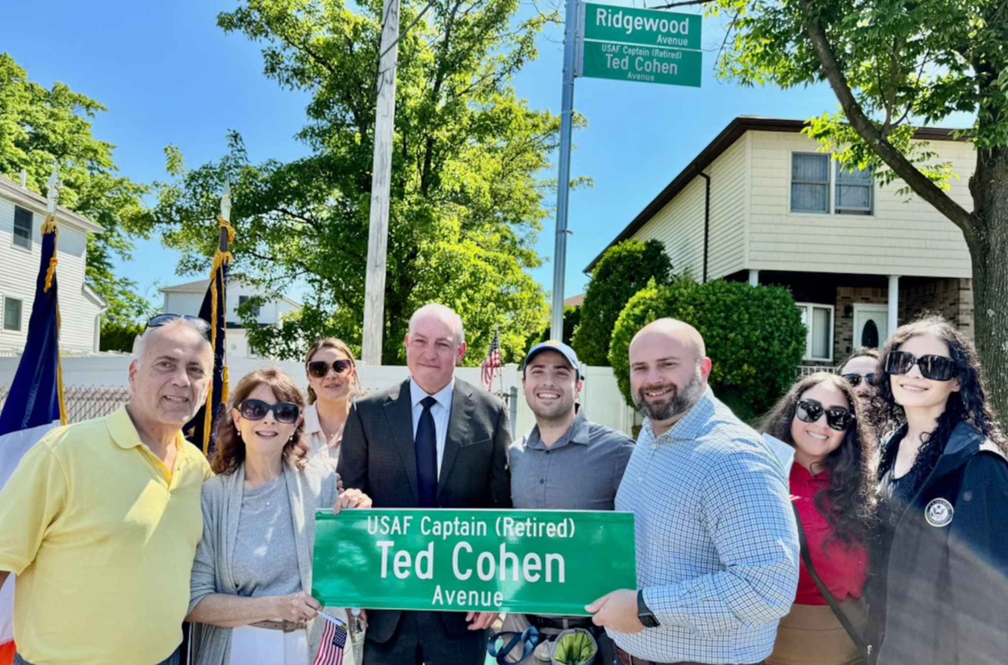 Street naming ceremony in Great Kills honors the memory of retired military hero